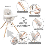 4-in-1 360° High Chair - Marcus & Marcus
