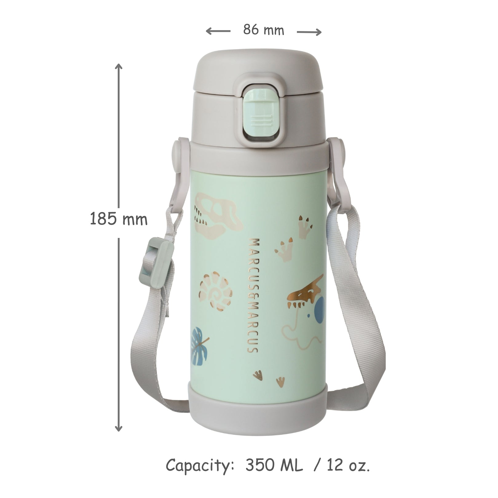 Straw & Spout Insulated Water Bottle (350ml)