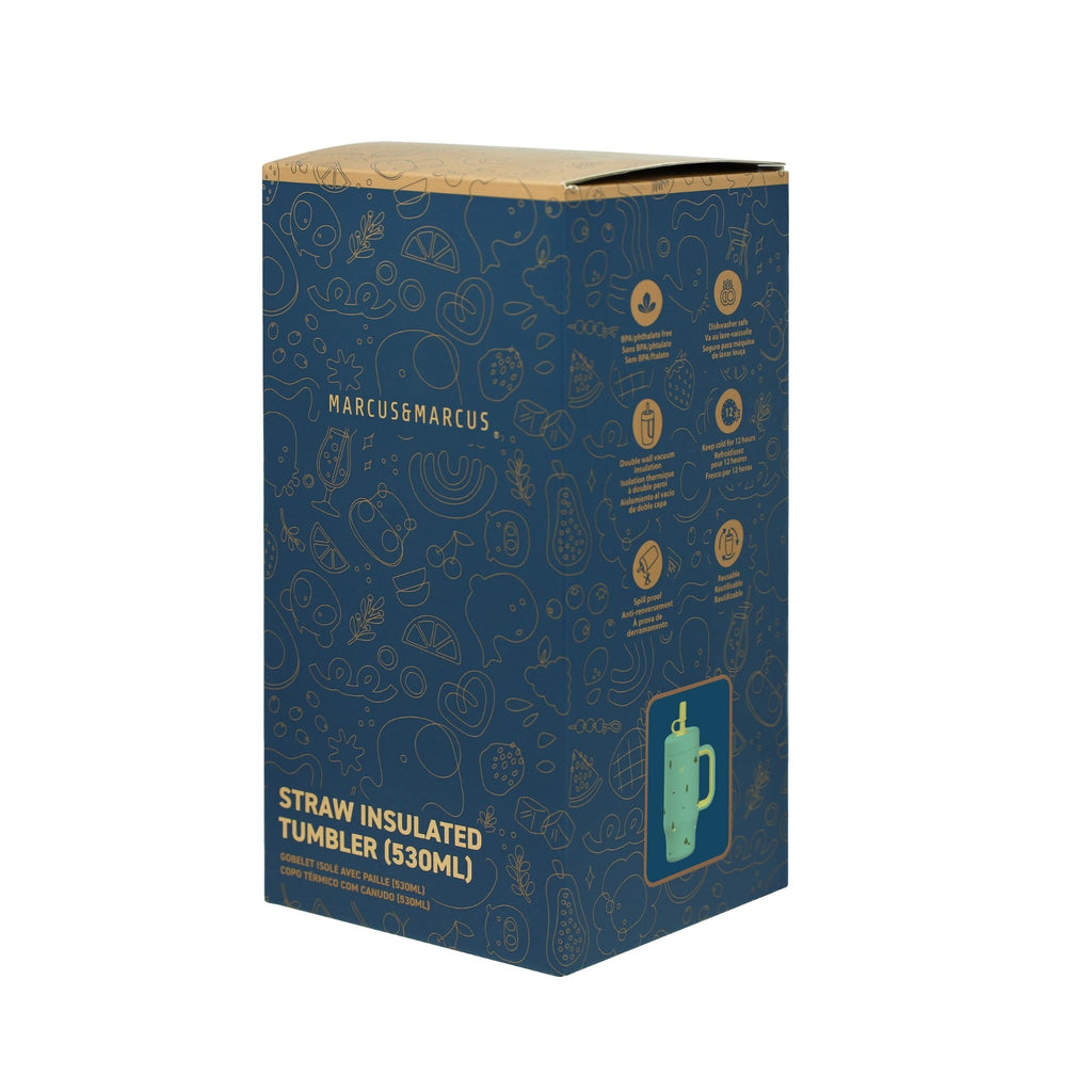 Parent & Me Insulated Straw Tumbler – Matching Family Set (530ml & 650ml)