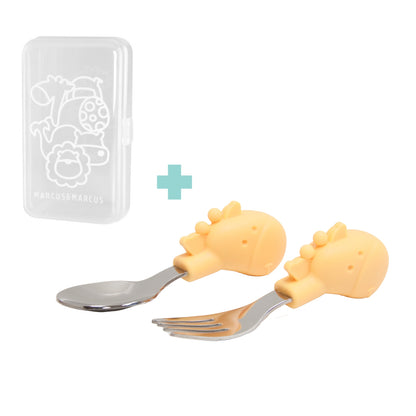 Palm Grasp Spoon & Fork Set (with storage case)