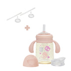 PPSU Transition Straw + Rim Spout Bottle 180 / 300 ML (with weighted straw replacement x 2)