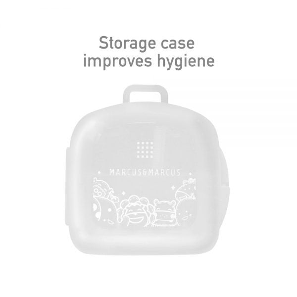 marcusnmarcus finger toothbrush with storage case