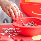 Marcus & Marcus fork and spoon with ergonomic design