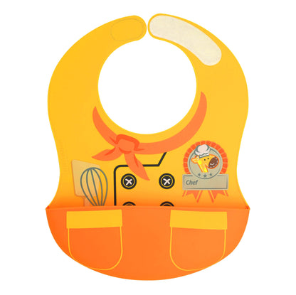 Wide Coverage Silicone Bib