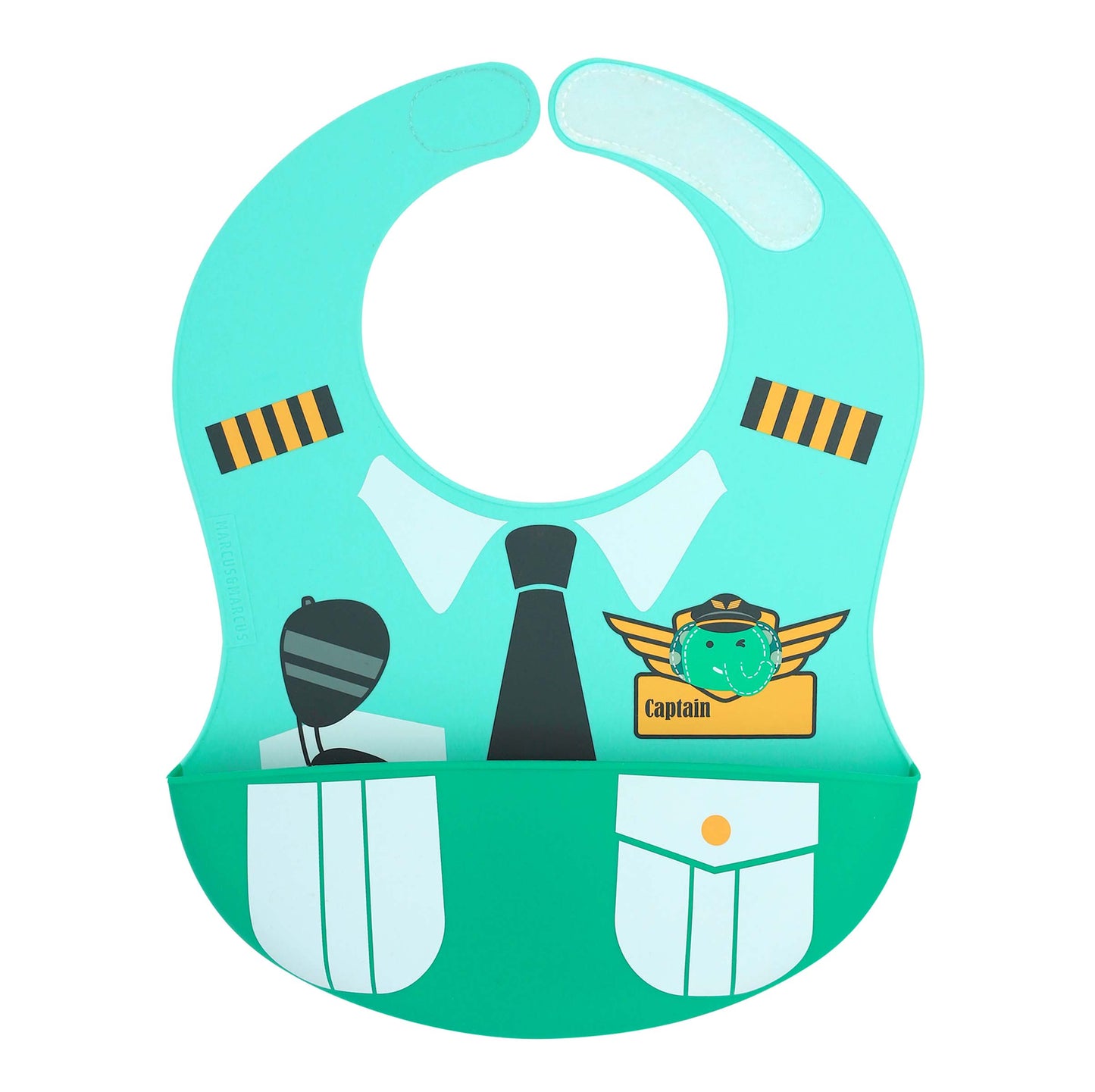 Wide Coverage Silicone Bib