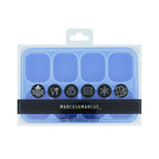 silicone food cube tray with lid for making pumpkin puree blue packaging