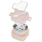 Baby Travel Feeding Set - 4 in 1 including spoon, bowl and scissors