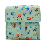 Foldable Insulated Lunch Bag for Kids – Water Resistant, Antibacterial Lining & Side Bottle Pocket