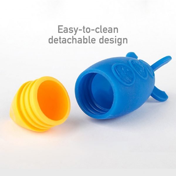 Marcus & Marcus Silicone Rocket Bath Squirts Toy – Mold-Free BPA-Free Baby Bath Toy