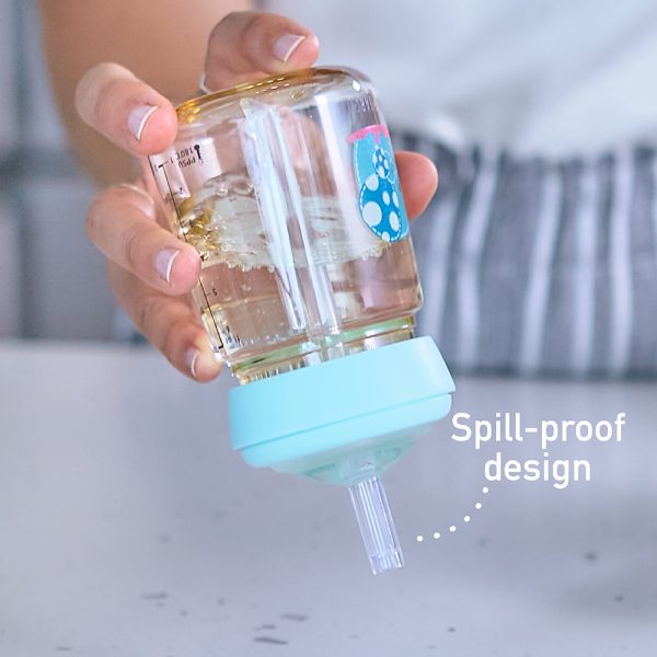 Silicone Straw x 2 sets (for 180/300ml PPSU bottles)