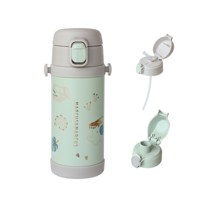 Kids Insulated Stainless Steel Water Bottle with Straw & Spout