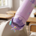 Marcus & Marcus CharmPoP Sip & Spout Insulated Water Bottle 550ml – 316 Stainless Steel with 4 Interchangeable Charms