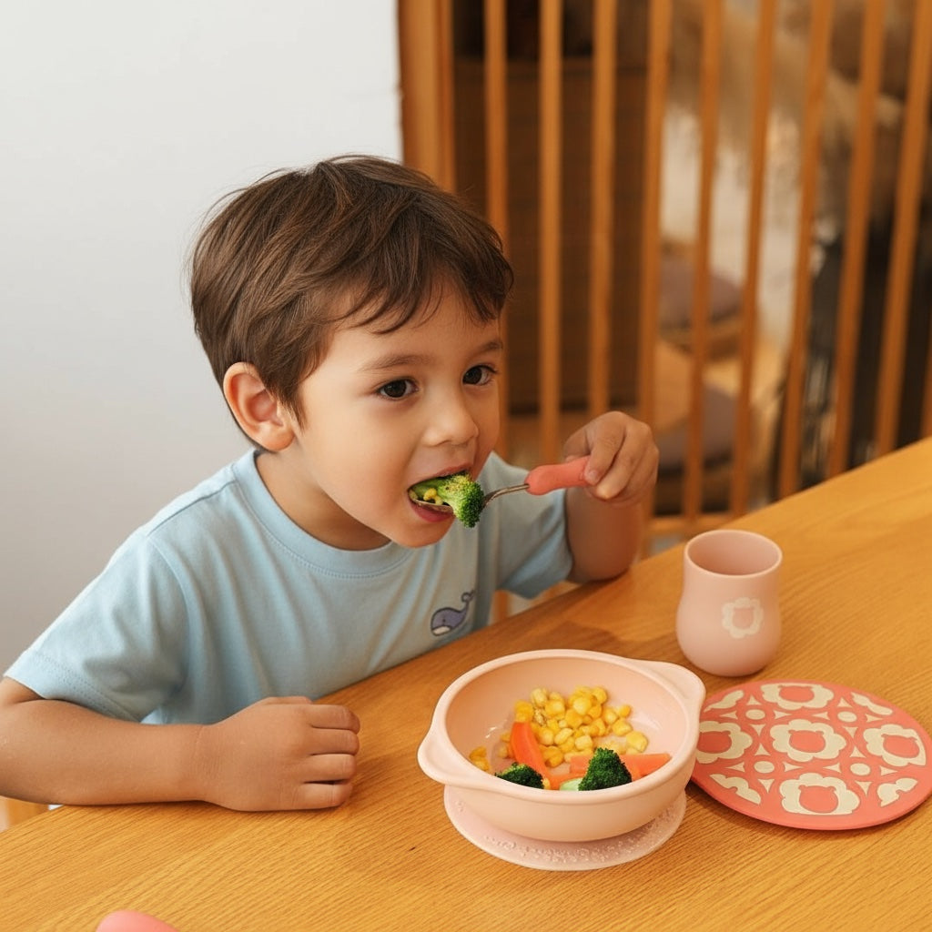 Easy Grip Spoon & Fork Set (With Storage Case)