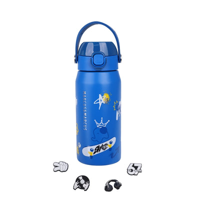 CharmPoP Sip & Spout Insulated Water Bottle with 4 interchangeable charms