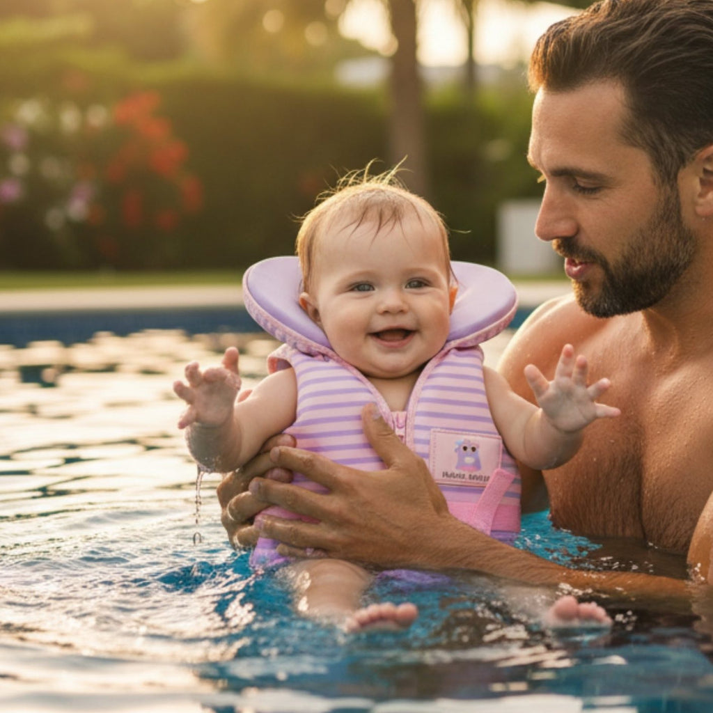 Toddler Swim Vest with Neck Support – Neoprene Flotation Jacket (11-15 kg)